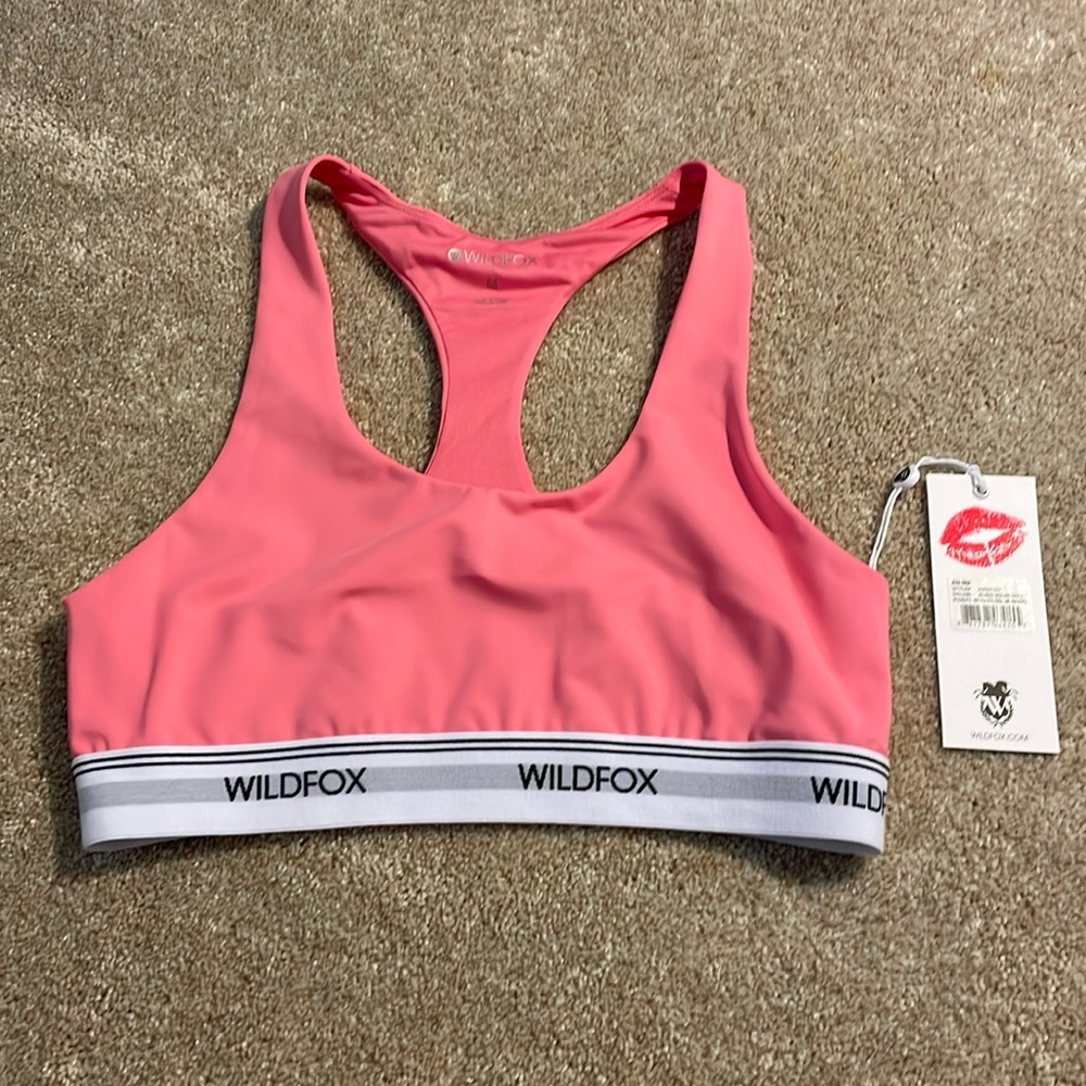 NWT RARE Wildfox Bubblegum Sports Bra Top